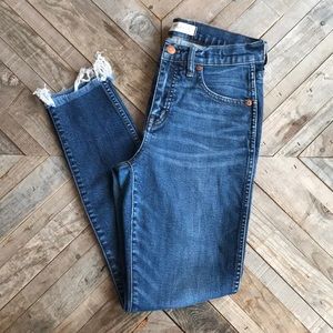 Madewell high rise skinny jeans